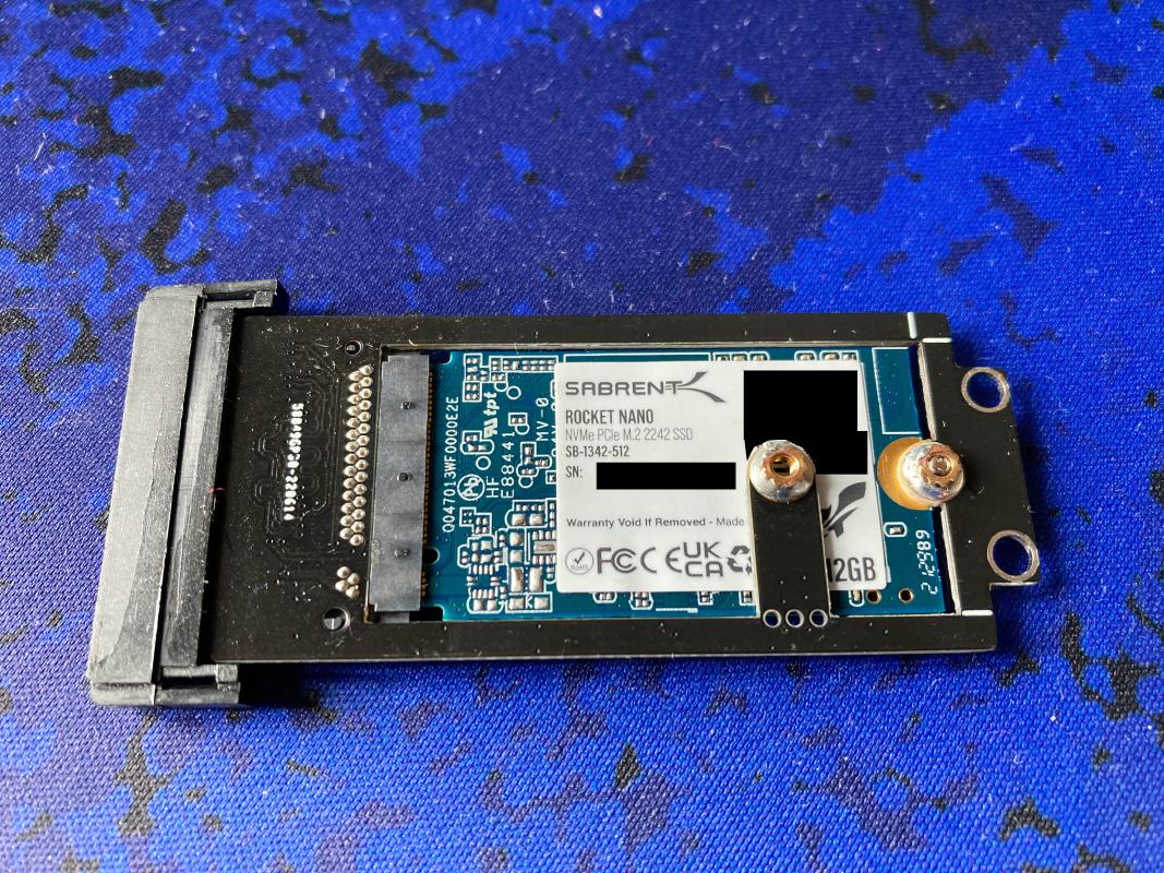 Bottom of the adapter.