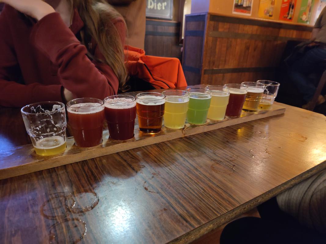 Meter of beer. It didn't come pre-sampled by someone else, don't worry.