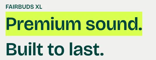 Premium sound? Not so sure about that.